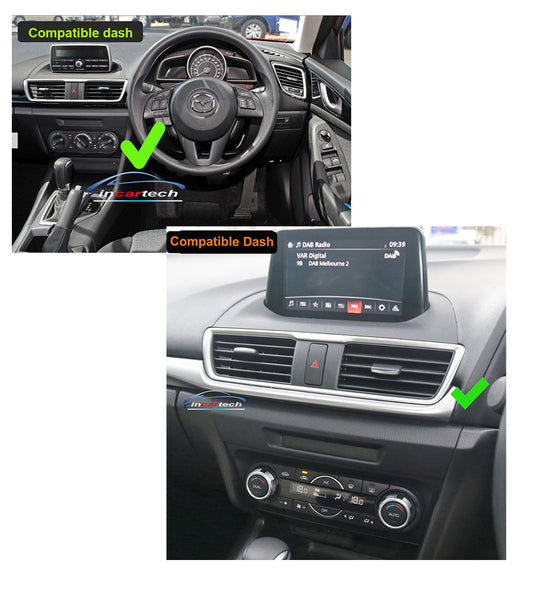 Mazda 3 2013-2018 BM 12.3" Wide Touchscreen Wireless CarPlay Android Auto Stereo sp25