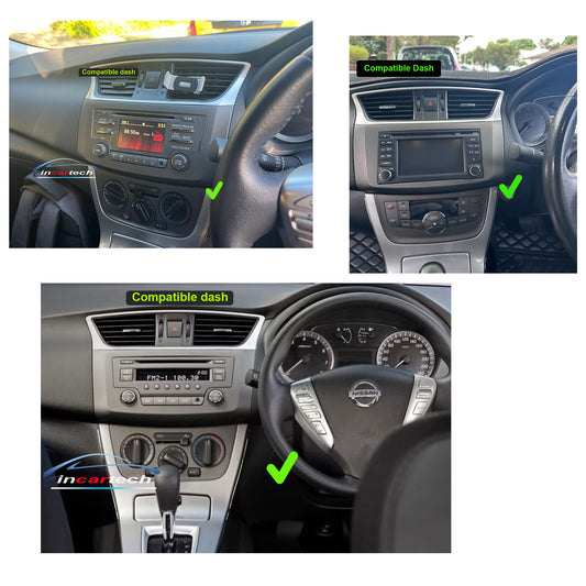 Nissan Pulsar 2012-2016 GPS Bluetooth Wireless Apple CarPlay Android Auto Stereo