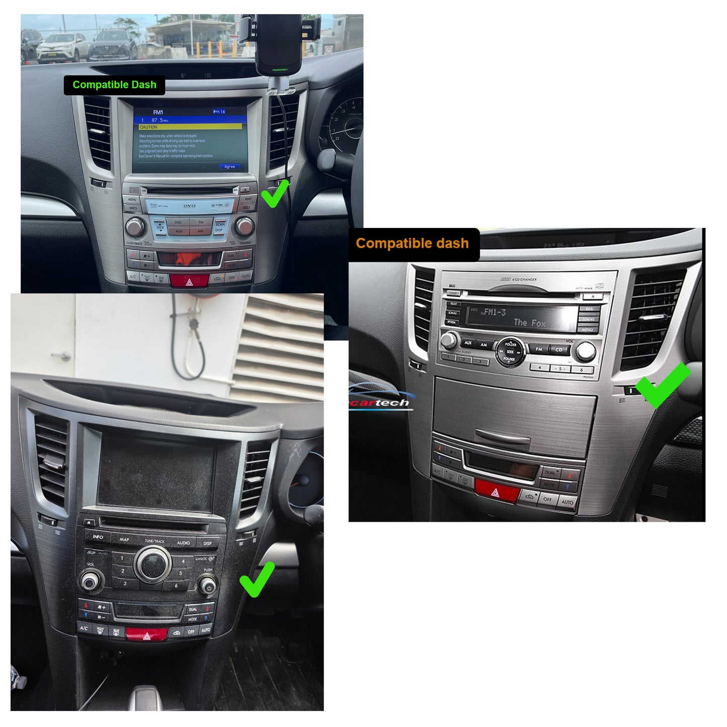 Subaru Liberty 2009-2014 13.3“ GPS Bluetooth Wireless Apple CarPlay Android Auto Stereo
