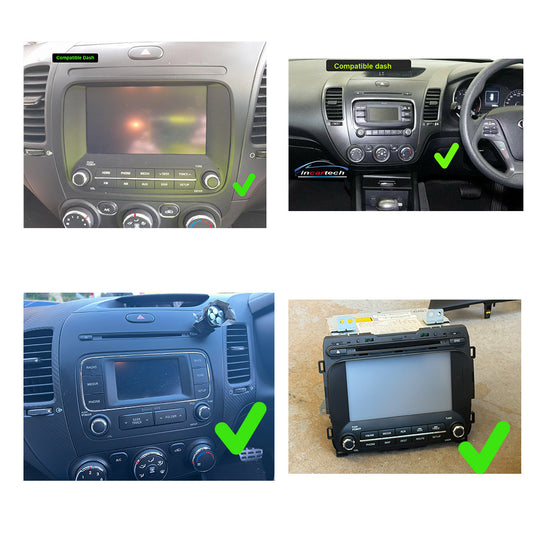 Kia Cerato 2013-2018 Wireless Apple CarPlay Android auto GPS Bluetooth Stereo Radio