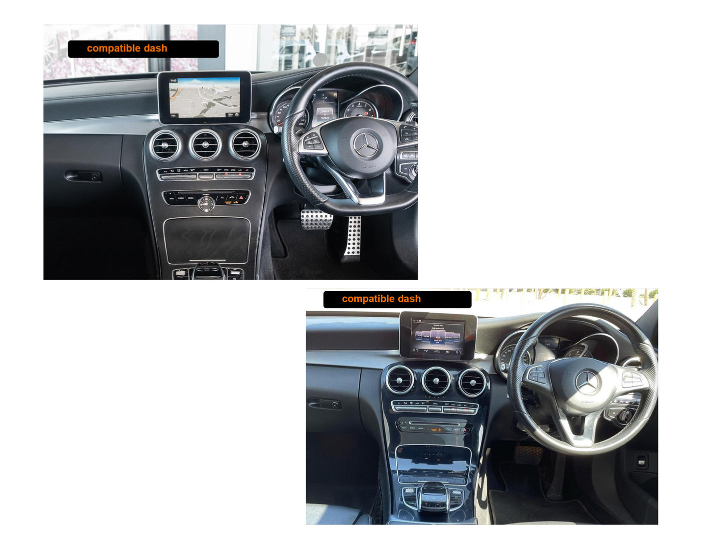 Mercedes Benz GLC 2015-2019 (x253 C253) Add Wireless Carplay & Android Auto MMI Retrofit integration interface