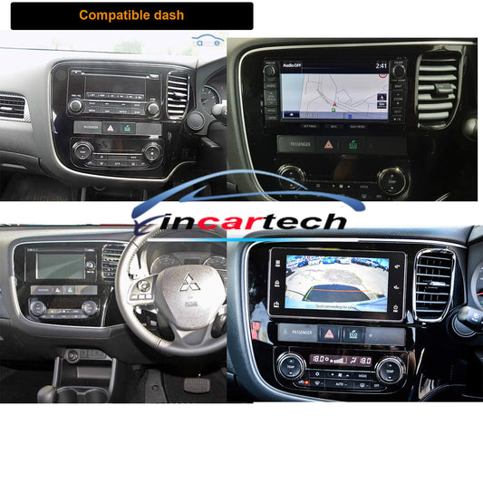 Mitsubishi Outlander 2013-2020 13.3" GPS Bluetooth Stereo Wireless Apple CarPlay Android Auto Headunit