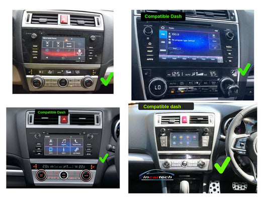 Subaru Outback 2015-2020 9“ GPS Bluetooth Wireless Apple CarPlay Android Auto Stereo