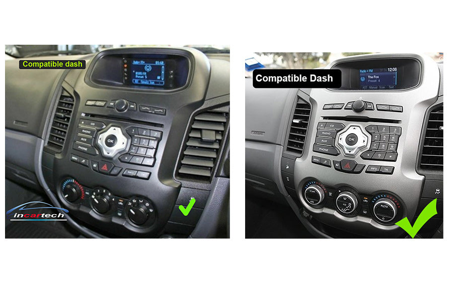 Ford Ranger 2011-2014 PX T6 MK1 Apple CarPlay Android Auto Radio Reverse camera