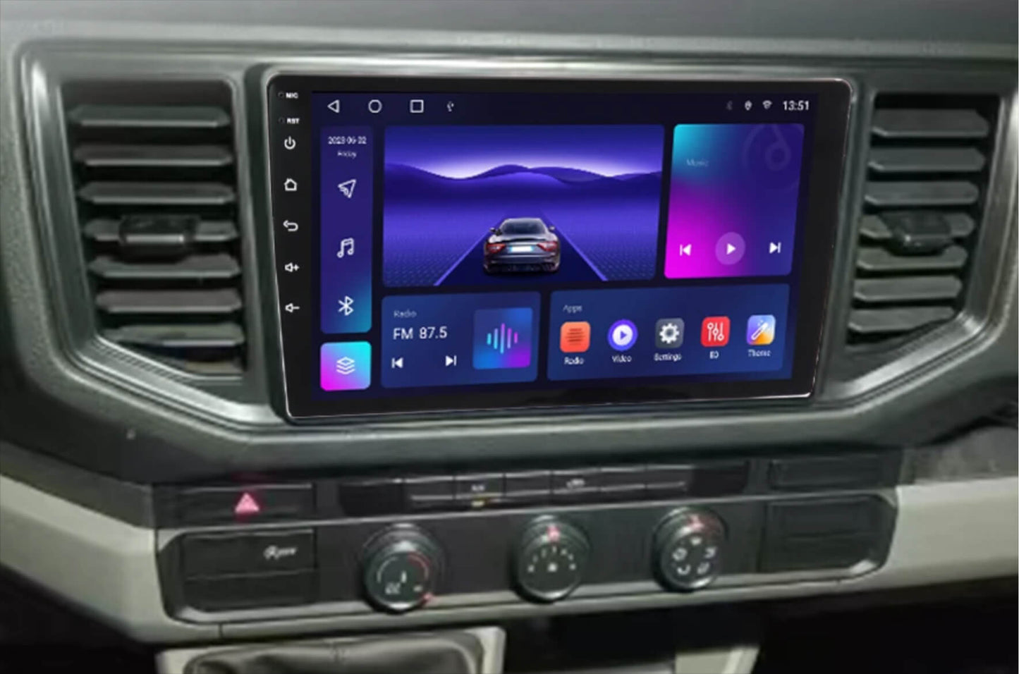 Volkswagen VW Crafter 17-25 9" GPS Infotainment Wireless CarPlay Android Auto Stereo