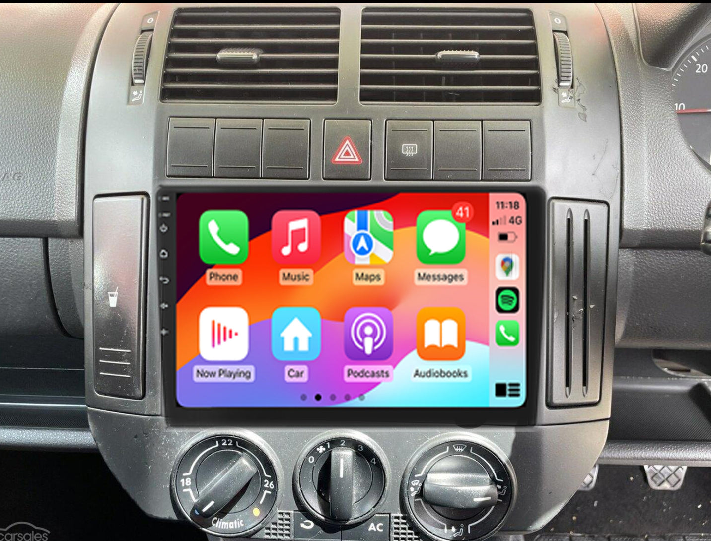 Volkswagen VW Polo 06-10 9" GPS Infotainment Wireless CarPlay Android Auto Stereo