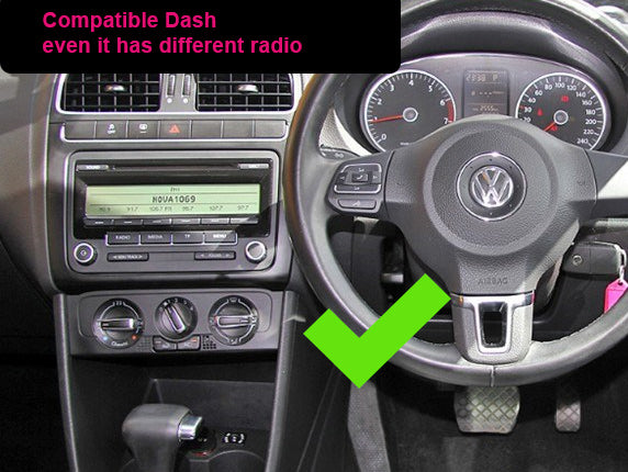 Volkswagen VW Polo 10-18 13.3" Tesla Style GPS Infotainment Wireless CarPlay Android Auto Stereo