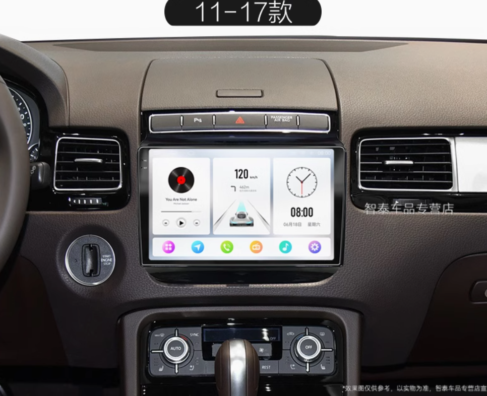 Volkswagen VW Touareg 10-18 10.1" GPS Infotainment Wireless CarPlay Android Auto Stereo