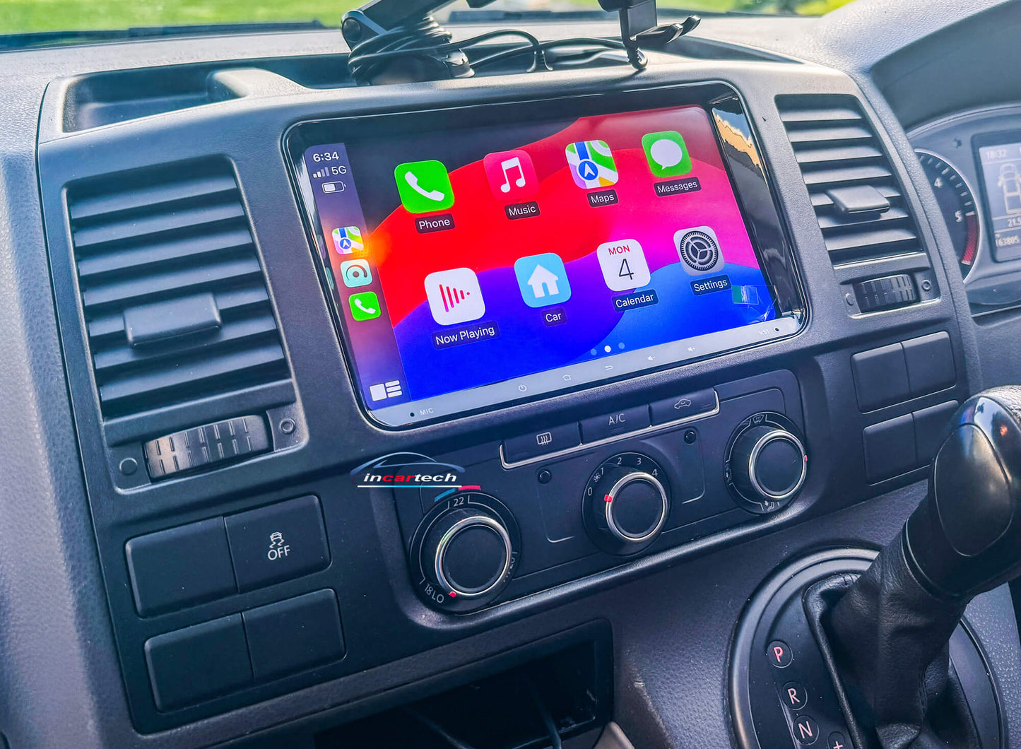 Volkswagen VW Transporter T5 04-10 9" GPS Infotainment Wireless CarPlay Android Auto, Volkswagen VW Transporter T6 10-19 9" GPS Infotainment Wireless CarPlay Android Auto
