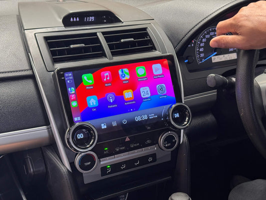 Wireless Apple CarPlay, wireless Android Auto, 10.1 inch touch screen, double knob control