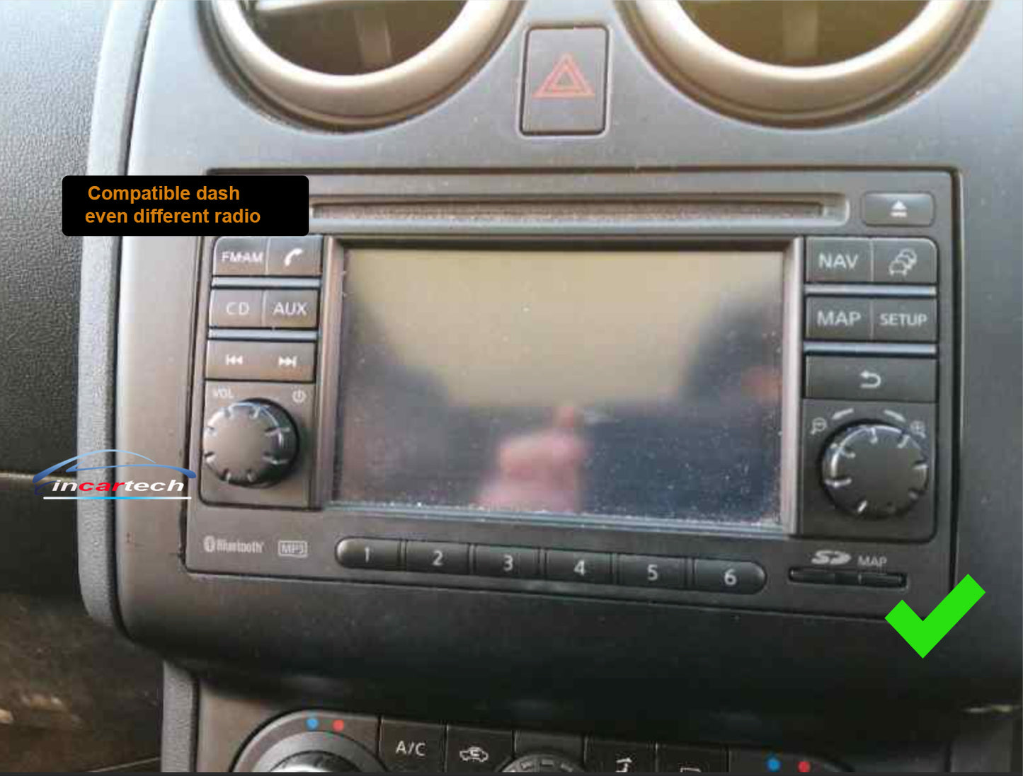 Nissan Dualis J10 2007-2013 Wireless Apple CarPlay Andriod Auto GPS Bluetooth Stereo