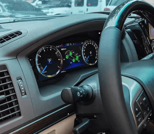 12.3 Inch Digital Cluster For Toyota LC200 2008-2020 Car odometer Dashboard Instrument Panel Speed Meter LCD Multimedia Player