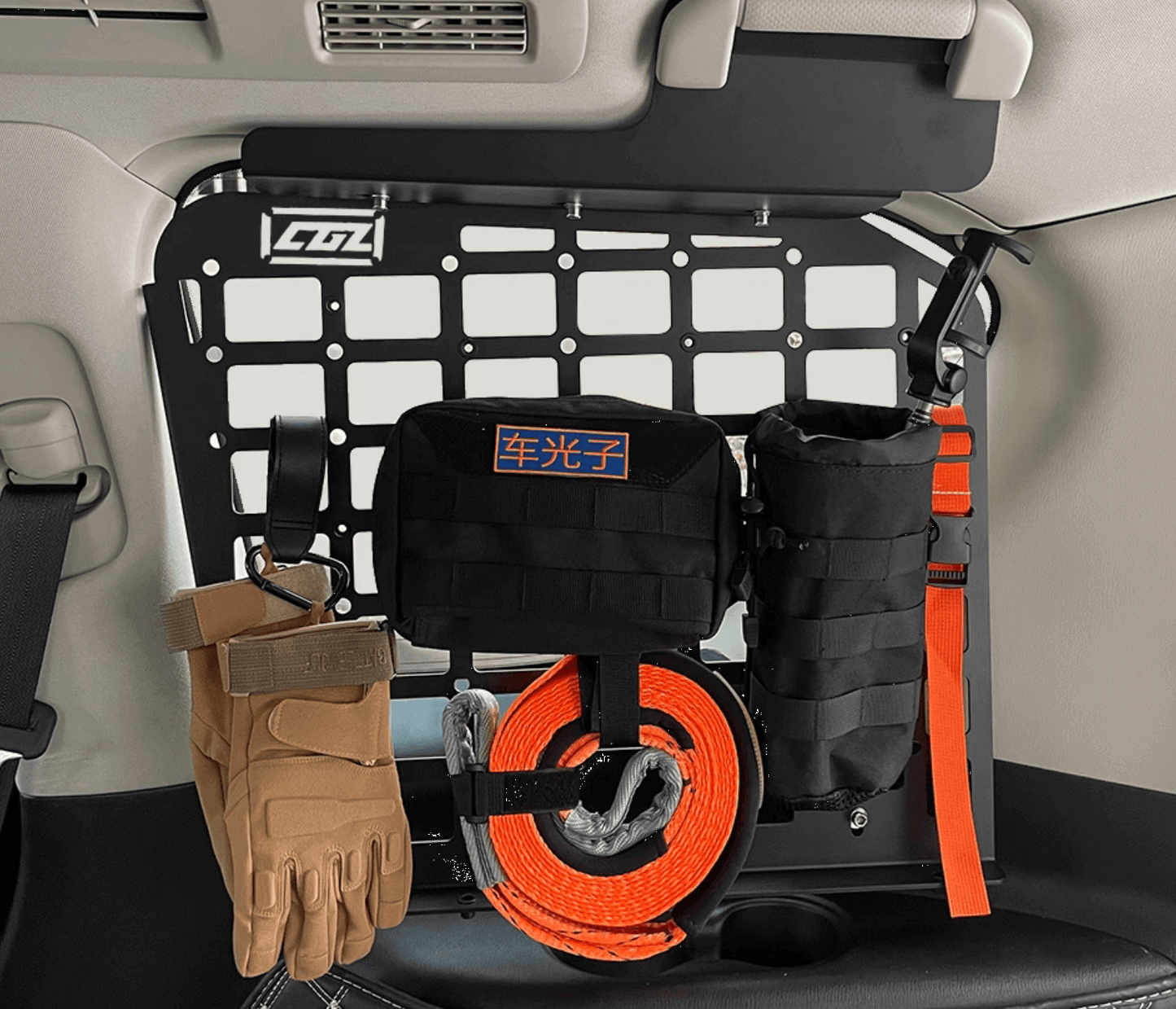 For Nissan Patrol Y62 2010-2025 Accessories Storage Panel Shelf Organizer