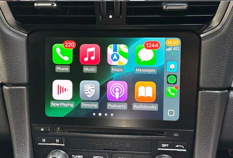Porsche 911 Series 2 16-18 Add Wireless CarPlay & Android Auto MMI Retrofit interface
