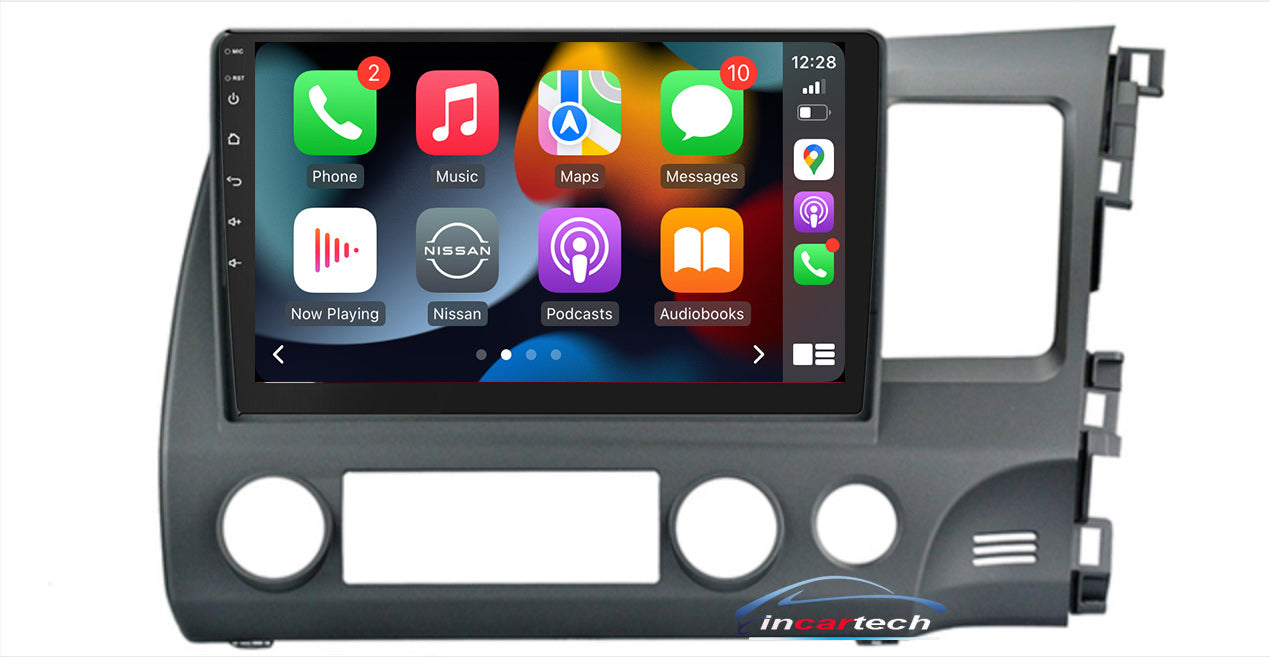 Honda Civic 2006-2011 10" Touchscreen GPS Apple Carplay android Auto Stereo Raido