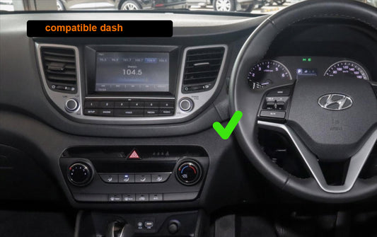 Hyundai Tucson 2015-2018 wireless apple carplay android auto GPS Bluetooth Stereo