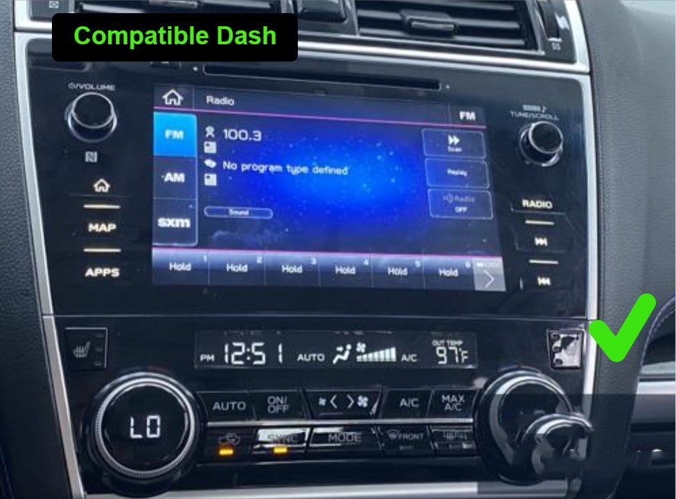 SUBARU LIBERTY 2015-2020 9" Wireless CARPLAY ANDROID AUTO SAT NAV GPS