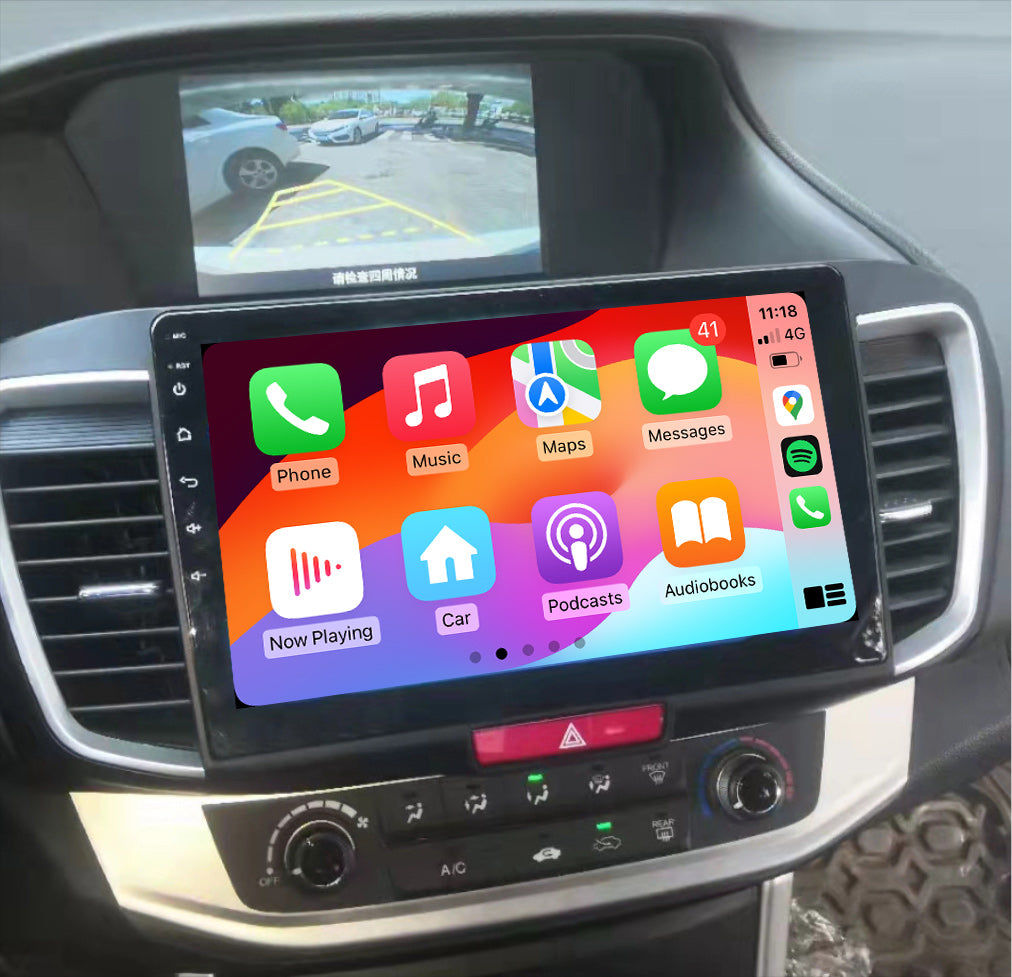 Honda Accord 2013-2019 9" Touchscreen GPS wireless CarPlay Android Auto HeadUnit screen