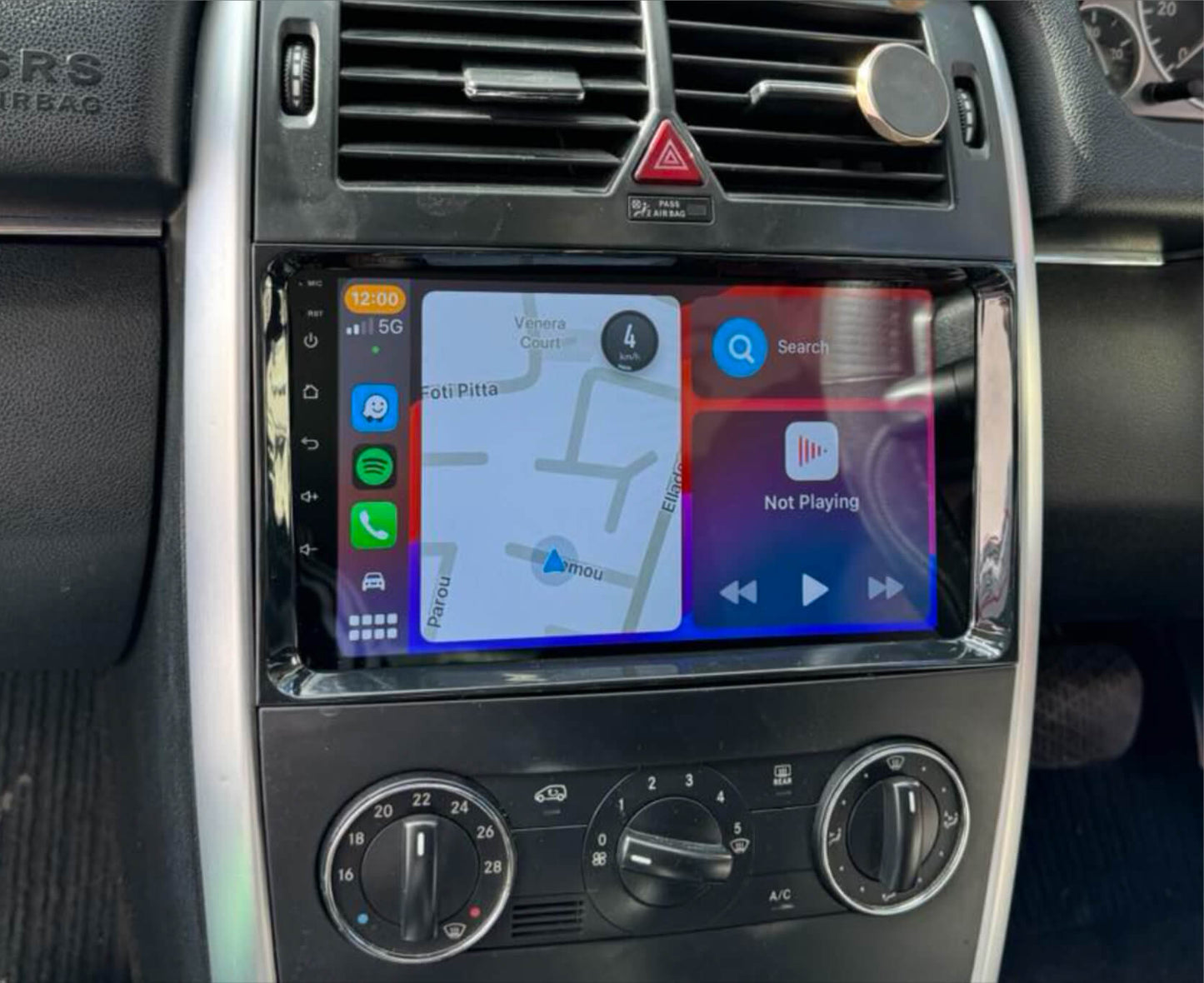 Mercedes Benz A-Class W169 05-12 touchscreen upgrade Car stereo wireless Carplay Android auto