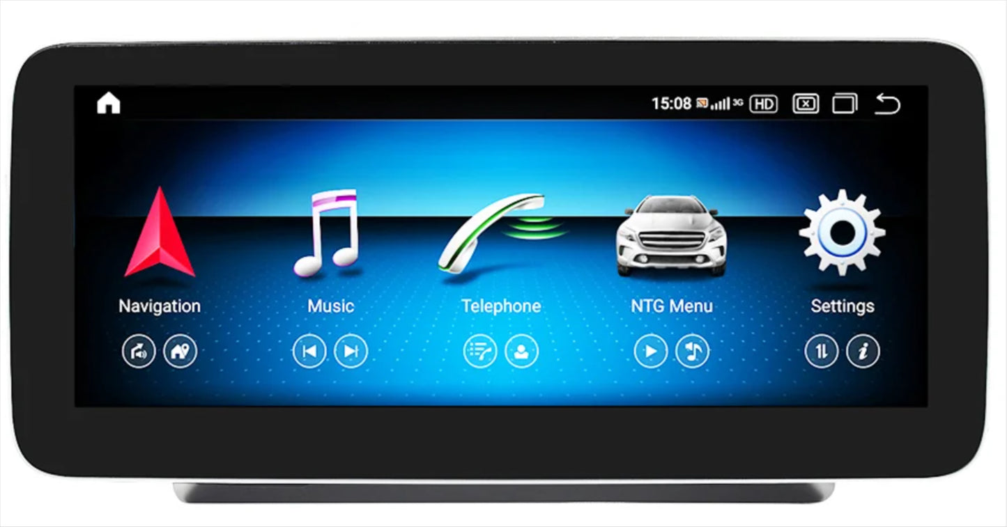 Mercedes Benz V-CLASS (W477) 12.3 inch touchscreen aftermarket screen upgrade Car stereo wireless Carplay and wireless android auto 2015-2018