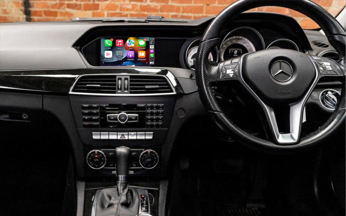 Mercedes Benz C Class 12-14 W204 Add Wireless Carplay & Android Auto MMI Retrofit interface