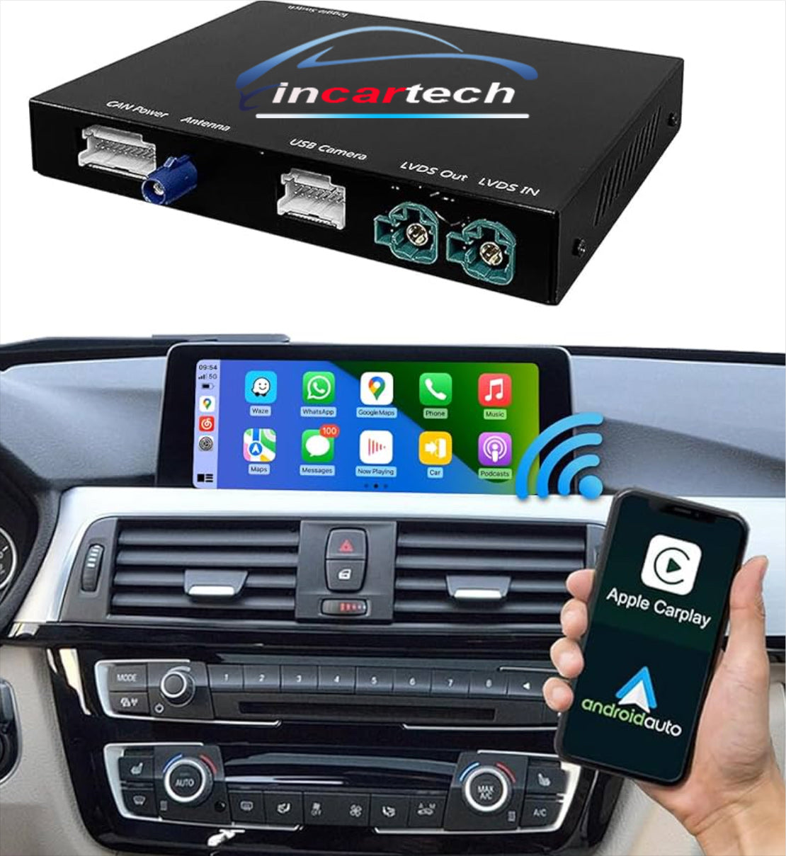 BMW 7 series 730 740 750 Add Wireless Carplay & Android Auto MMI Retrofit integration