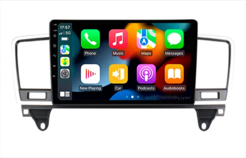 Mercedes Benz GL-class X166 12.3 inch touchscreen aftermarket screen upgrade Car stereo wireless Carplay and wireless android auto 2012-2016
