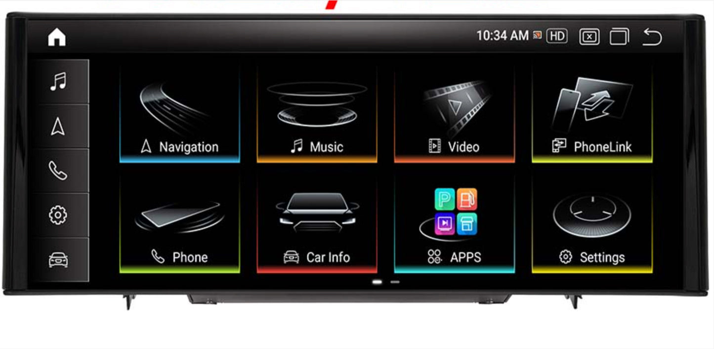 Audi Q3 8U 2012-2018 10.25 inch touchscreen aftermarket upgrade Car stereo wireless Carplay and wireless android auto