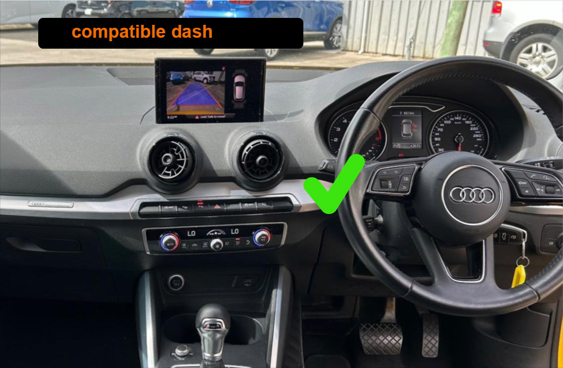 Audi Q2 16-22 Touchscreen upgrade stereo wireless Carplay android auto