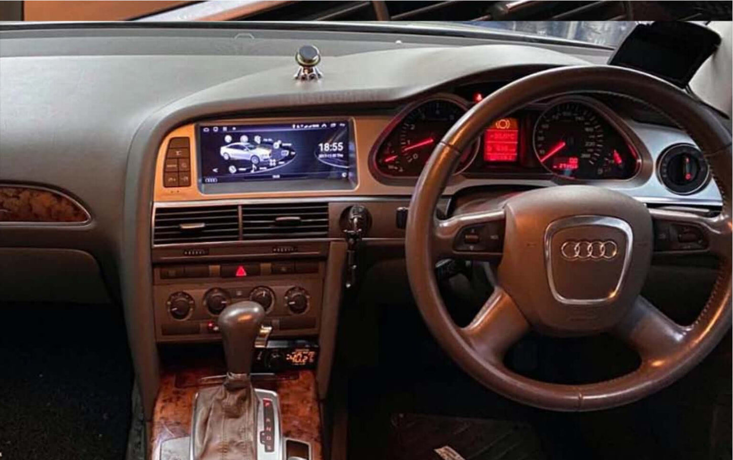 Audi A6 C6 2004-2010 8.8 inch touchscreen aftermarket upgrade Car stereo wireless Carplay and wireless android auto