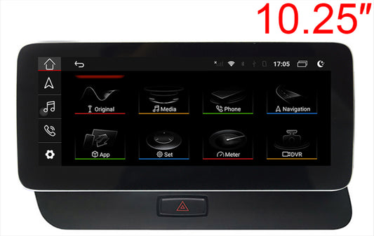 Audi Q5 type 8R 10.25 inch touchscreen aftermarket upgrade Car stereo wireless Carplay and wireless android auto 2008-2017