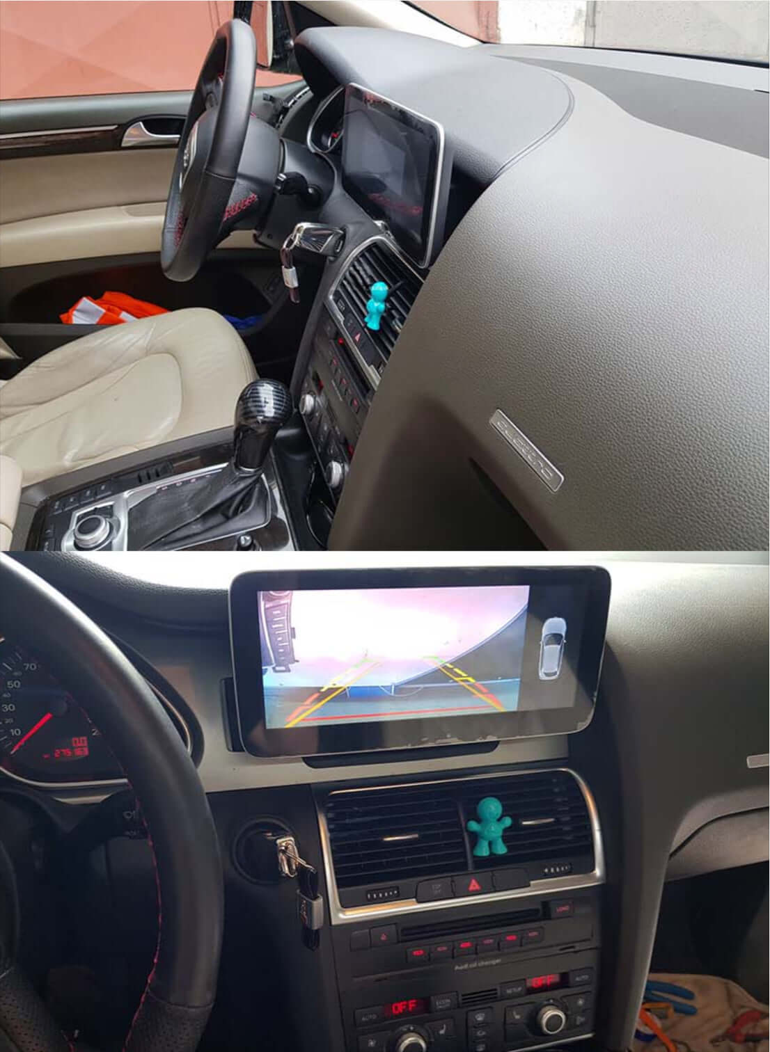 Audi A6 C6 10.25 inch touchscreen aftermarket upgrade Car stereo wireless Carplay and wireless android auto 2004-2011