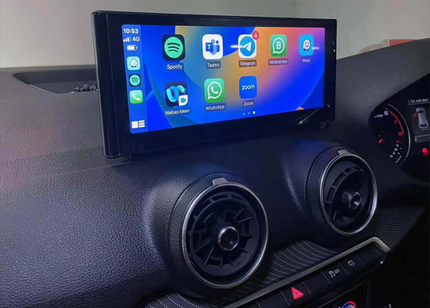 Audi Q2 16-22 Touchscreen upgrade stereo wireless Carplay android auto
