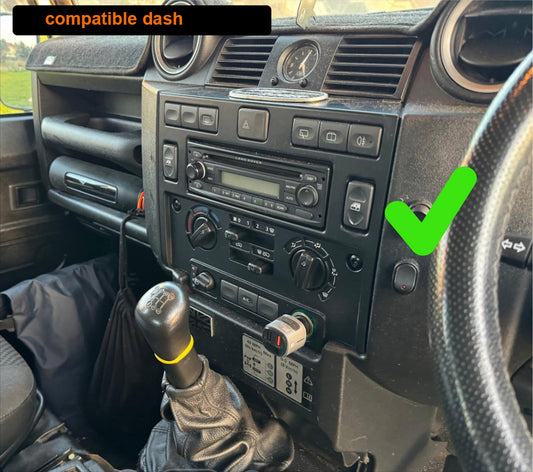 Land Rover Defender 2007-2015 10 inch touchscreen aftermarket upgrade Car stereo wireless Carplay and wireless android auto