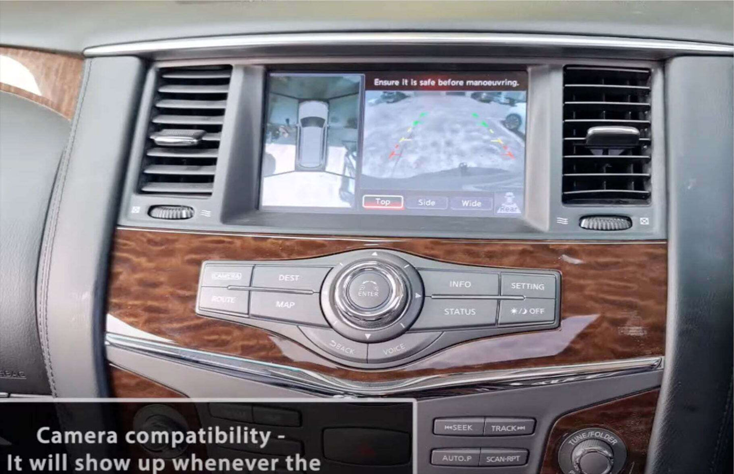 Nissan Patrol Y62 infinity QX80 2011-2023 Add Wireless Carplay Android Auto integration Module