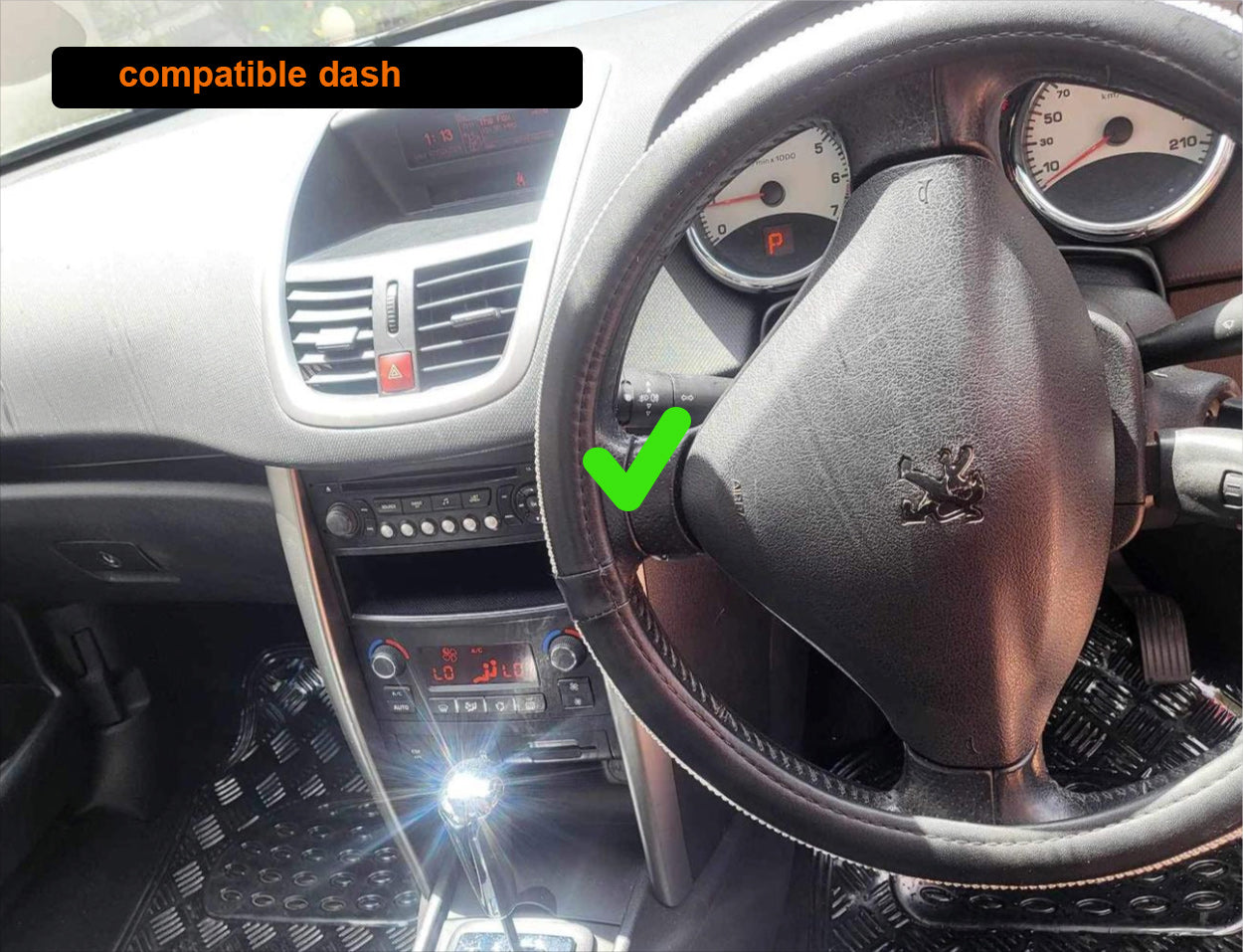 Peugeot 207 2006-2015 Wireless Apple Carplay Android Auto GPS Bluetooth Stereo