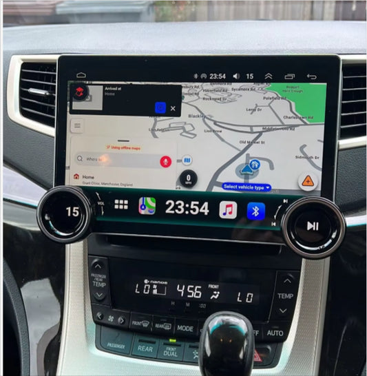 Toyota Alphard/Vellfire 2008-2014 20 Series 10.1" GPS Wireless Apple CarPlay Android Auto Stereo Radio