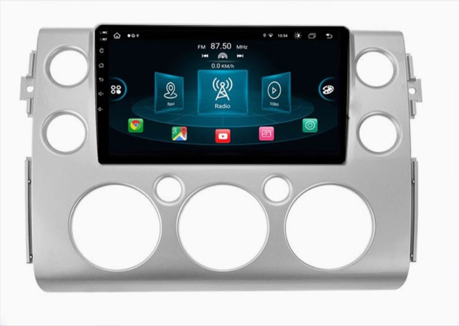 Toyota FJ Cruiser 2007-2015 GPS Bluetooth USB Wireless Apple Carplay Stereo GPS Android