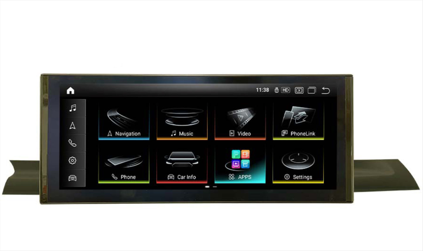Audi A4 2016-2022 12.3 inch touchscreen aftermarket screen upgrade Car stereo wireless Carplay and wireless android auto