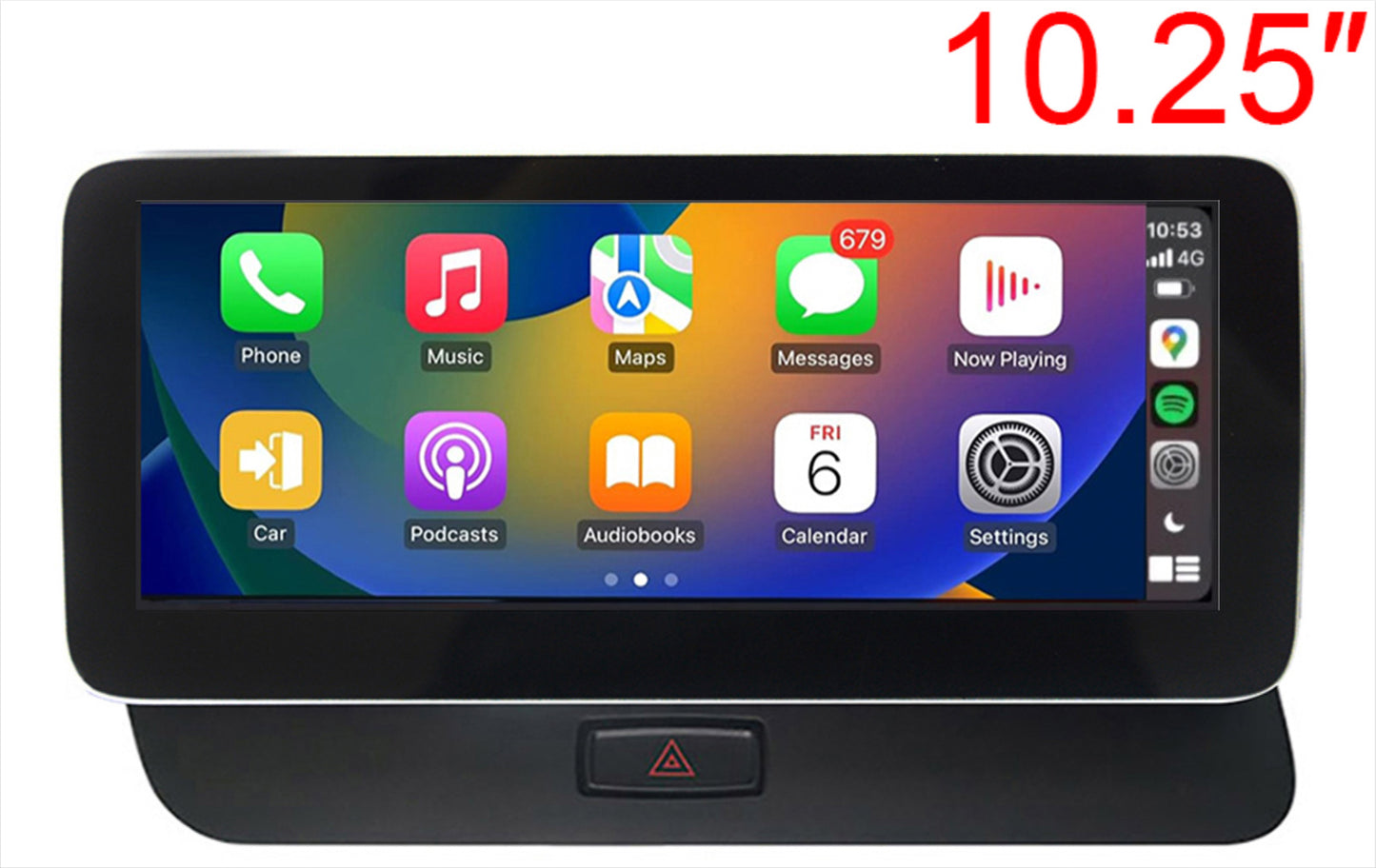 Audi Q5 type 8R 10.25 inch touchscreen aftermarket upgrade Car stereo wireless Carplay and wireless android auto 2008-2017