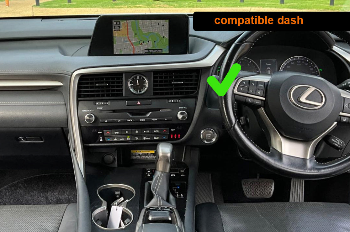 Lexus RX with 8″ Display 15-17 Add Wireless Carplay & Android Auto MMI Retrofit integration interface Moduel
