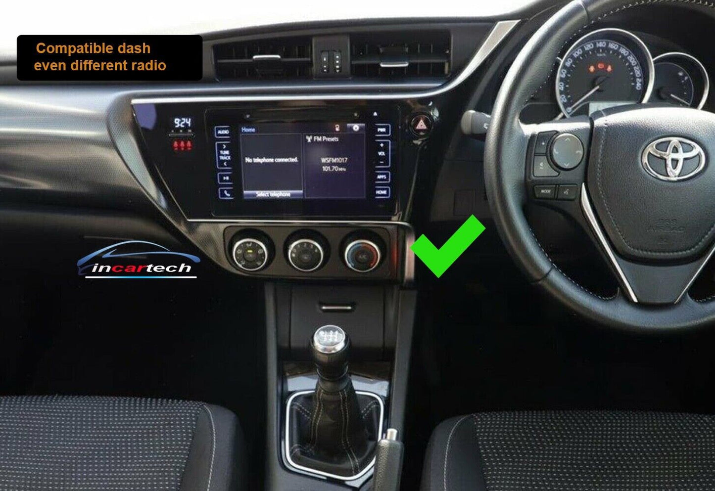 Fit Toyota Corolla Sedan 15-18 hatchback GPS Apple Carplay Android auto satnav 9, Toyota Corolla Sedan 15-18 hatchback head unit replacement for Toyota Corolla Sedan 15-18 hatchback, Toyota Corolla Sedan 15-18 hatchback head unit upgrade, for Corolla Sedan 15-18 hatchback stereo upgrade suit both manual and digital air condition control, provides installation. Upgrade to the lastest Wireless Apple CarPlay Android Auto