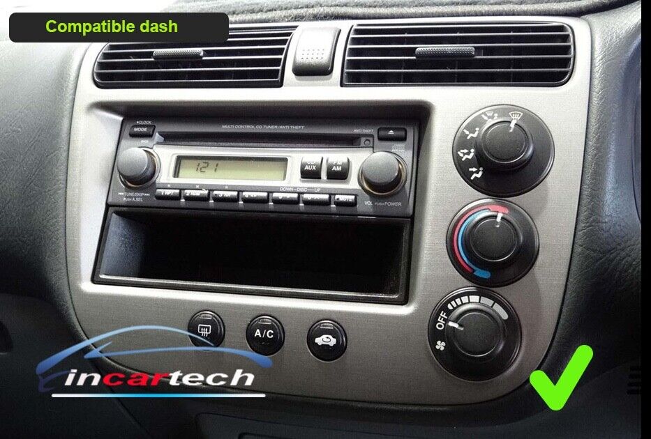 🔥10" Honda civic 01-05 GPS wireless Apple CarPlay Android Auto Satnav bluetooth, for Honda civic 01-05, head unit upgrade for Honda civic 01-05, Honda civic 01-05 head unit replacement for Honda civic 01-05, Honda civic 01-05 head unit upgrade, for Honda civic 01-05 stereo upgrade suit both manual and digital air condition control, provides installation. Upgrade to the Lastest Wireless Apple CarPlay Android Auto