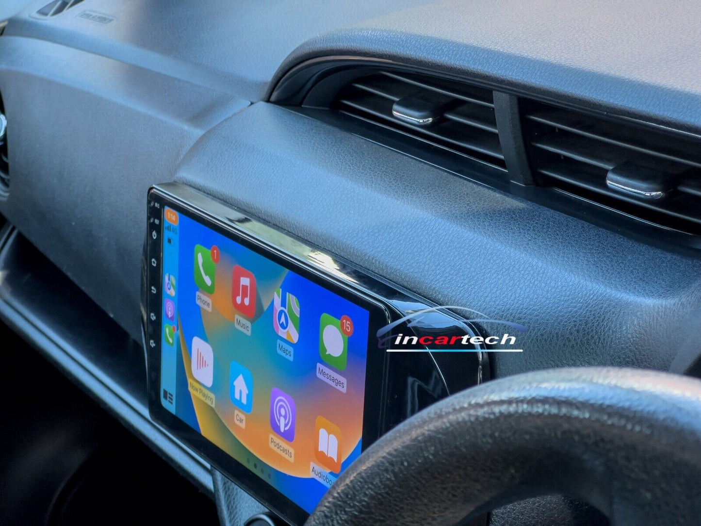 Fit Toyota Yaris Vitz 18 19 stereo wireless apple CarPlay android auto 9 inch, Toyota Yaris Vitz 18 19 head unit replacement for Toyota Yaris Vitz 18 19, Toyota Yaris Vitz 18 19 head unit upgrade, for Toyota Yaris Vitz 18 19 stereo upgrade suit both manual and digital air condition control, provides installation. Upgrade to the lastest Wireless Apple CarPlay Android Auto