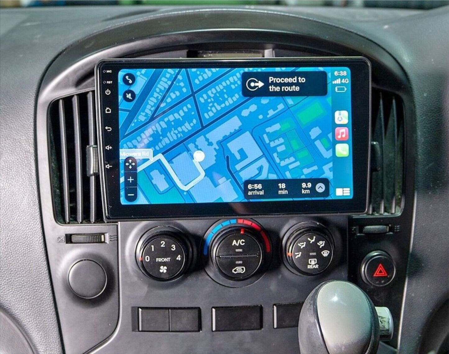 Hyundai imax 08-15 GPS BT wireless Apple CarPlay Android Auto USB Stereo 9 inch, Radio stereo GPS Camera for Hyundai imax 08-15 head unit upgrade for Fit Hyundai imax 08-15 head unit replacement for Fit Hyundai imax 08-15 head unit upgrade, for Fit Hyundai imax 08-15 stereo upgrade suit both manual and digital air condition control, provides installation. Upgrade to the Lastest Wireless Apple CarPlay Android Auto.