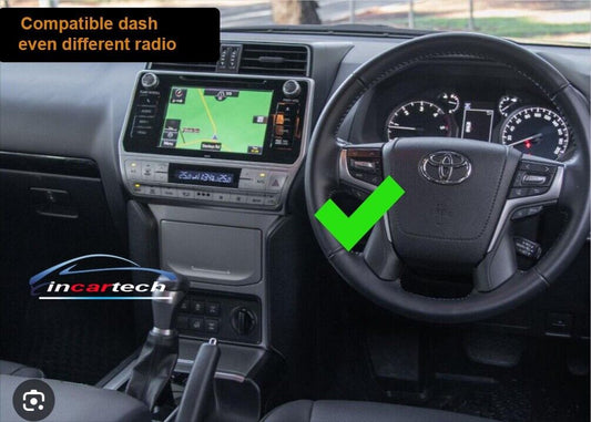 Fit Toyota Prado 17+ GPS BT Wireless Apple Carplay Stereo Upgrade Radio satna, Toyota Prado 17+ hatchback head unit replacement for Toyota Prado 17+ hatchback, Toyota Prado 17+ hatchback head unit upgrade, for Toyota Prado 17+ hatchback stereo upgrade suit both manual and digital air condition control, provides installation. Upgrade to the lastest Wireless Apple CarPlay Android Auto