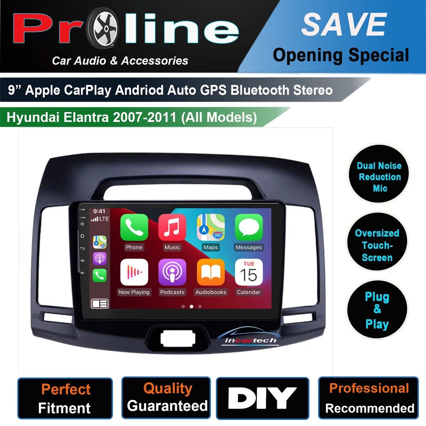 Hyundai Elantra 07-11 GPS Bluetooth Apple CarPlay Android Auto USB Stereo Screen, Radio stereo GPS Camera for Hyundai Elantra 07-11 head unit upgrade for Fit Hyundai Elantra 07-11 head unit replacement for Fit Hyundai Elantra 07-11 head unit upgrade, for Fit Hyundai Elantra 07-11 stereo upgrade suit both manual and digital air condition control, provides installation. Upgrade to the Lastest Wireless Apple CarPlay Android Auto.