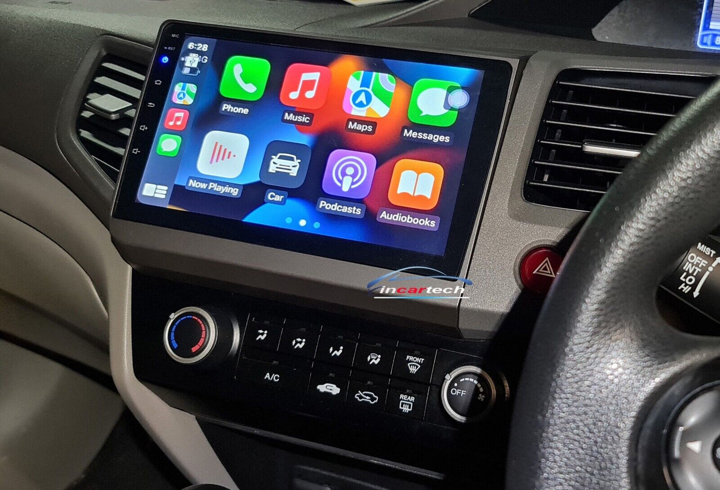 🔥9" Honda civic 12-16 Sedan GPS wireless Apple CarPlay Android Auto Satnav, for Honda civic 12-16 Sedan, head unit upgrade for Honda civic 12-16 Sedan, Honda civic 12-16 Sedan head unit replacement for Honda civic 12-16 Sedan, Honda civic 12-16 Sedan head unit upgrade, for Honda civic 12-16 Sedan stereo upgrade suit both manual and digital air condition control, provides installation. Upgrade to the Lastest Wireless Apple CarPlay Android Auto