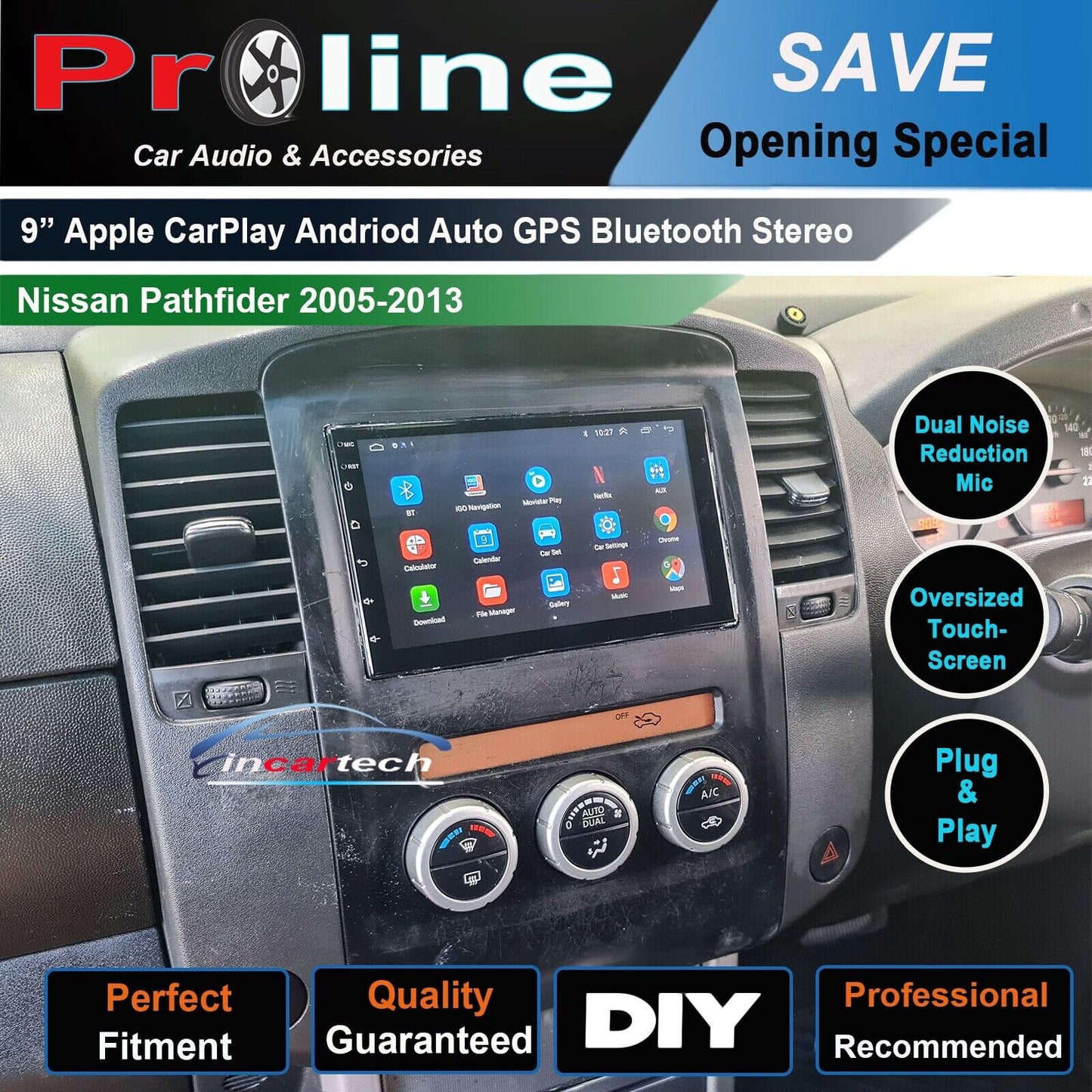 7" Nissan Pathfider Bluetooth Android Auto GPS Satnav Stereo Reverse Camera, Nissan Pathfider head unit replacement for Nissan Pathfider, Nissan Pathfider head unit upgrade, for Nissan Pathfider stereo upgrade suit both manual and digital air condition control, provides installation. Upgrade to the lastest Wireless Apple CarPlay Android Auto