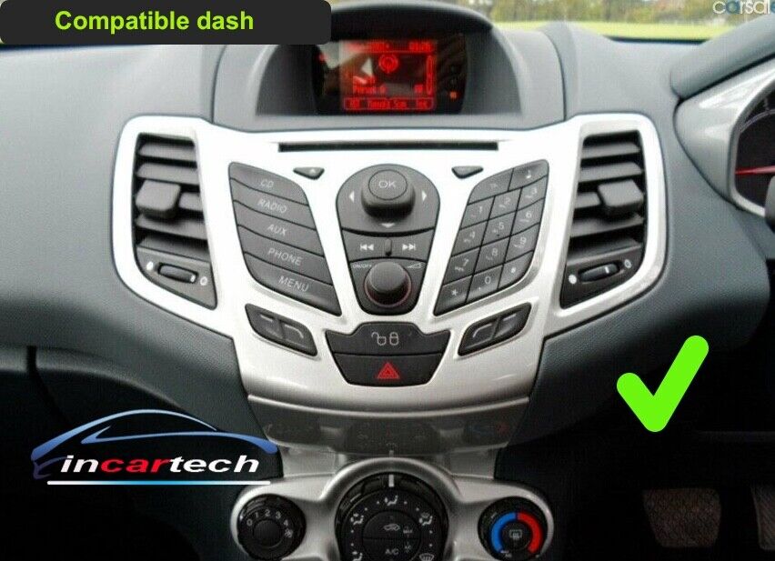 Wireless Apple CarPlay Android auto Ford Fiesta 08-12 Stereo GPS Radio Camera, Ford Fiesta 08-12 head unit replacement for Ford Fiesta 08-12, Ford Fiesta 08-12 head unit upgrade, for Ford Fiesta 08-12 stereo upgrade suit both manual and digital air condition control, provides installation. Upgrade to the lastest Wireless Apple CarPlay Android Auto